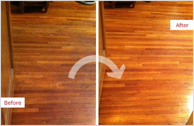 Sir Grout of the Lowcountry Wood Deep Cleaning